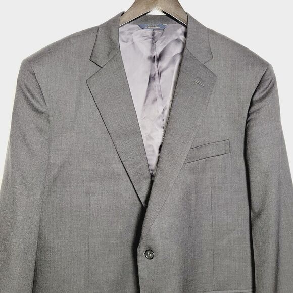 Brooks Brothers Blazer 46R Gray 1818 Madison Estrato Togna 1840 Wool Sport Coat - Picture 2 of 16